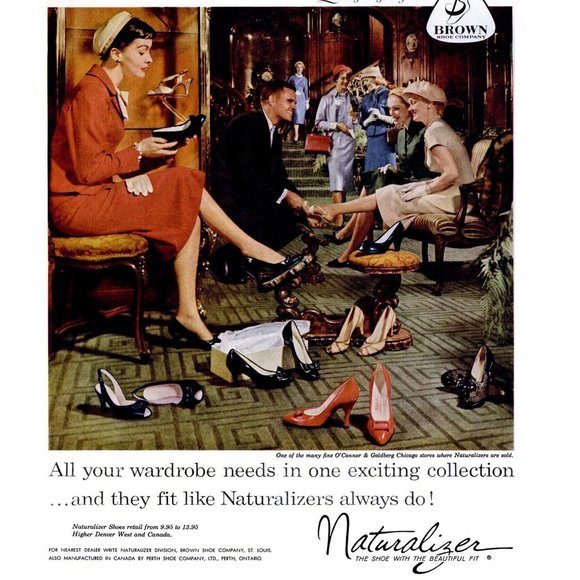 Ⓥⓘⓝⓣⓐⓖⓔ NATURALIZER Late 50's / Early 60's Mod Black Pump 8AA 𝐍𝐀𝐑𝐑𝐎𝐖 - Picture 13 of 13